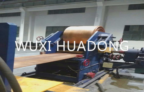 Machine de coulée continue de cuivre de dalle de bande horizontale avec fondre et tenir le four